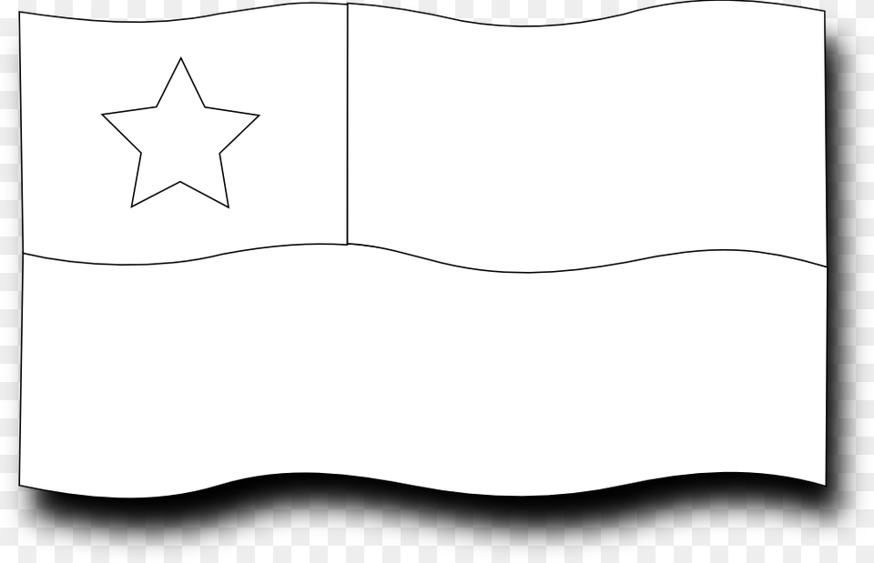 White Flag Picture, Star Symbol, Symbol, White Board Free Png