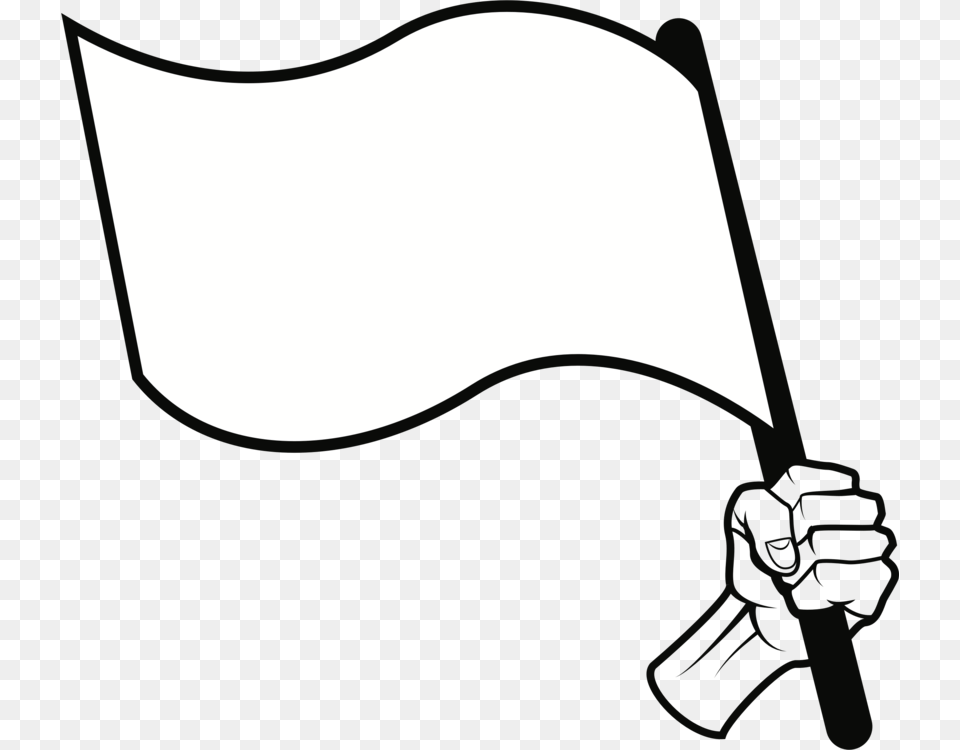 White Flag Surrender Flag Of Afghanistan Clip Art Black And White Flag, People, Person, Electronics, Screen Free Transparent Png