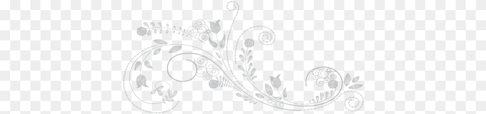 White Floral Transparent U0026 Clipart Ywd Line Art, Floral Design, Graphics, Pattern Free Png Download