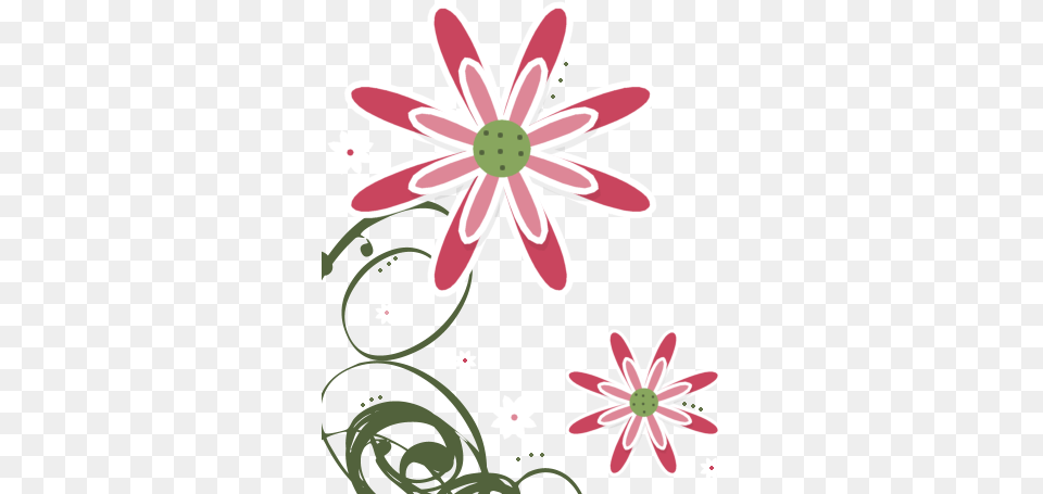 White Flower Clipart Background Cute Pink Flower Clip Art, Daisy, Floral Design, Graphics, Pattern Free Png Download