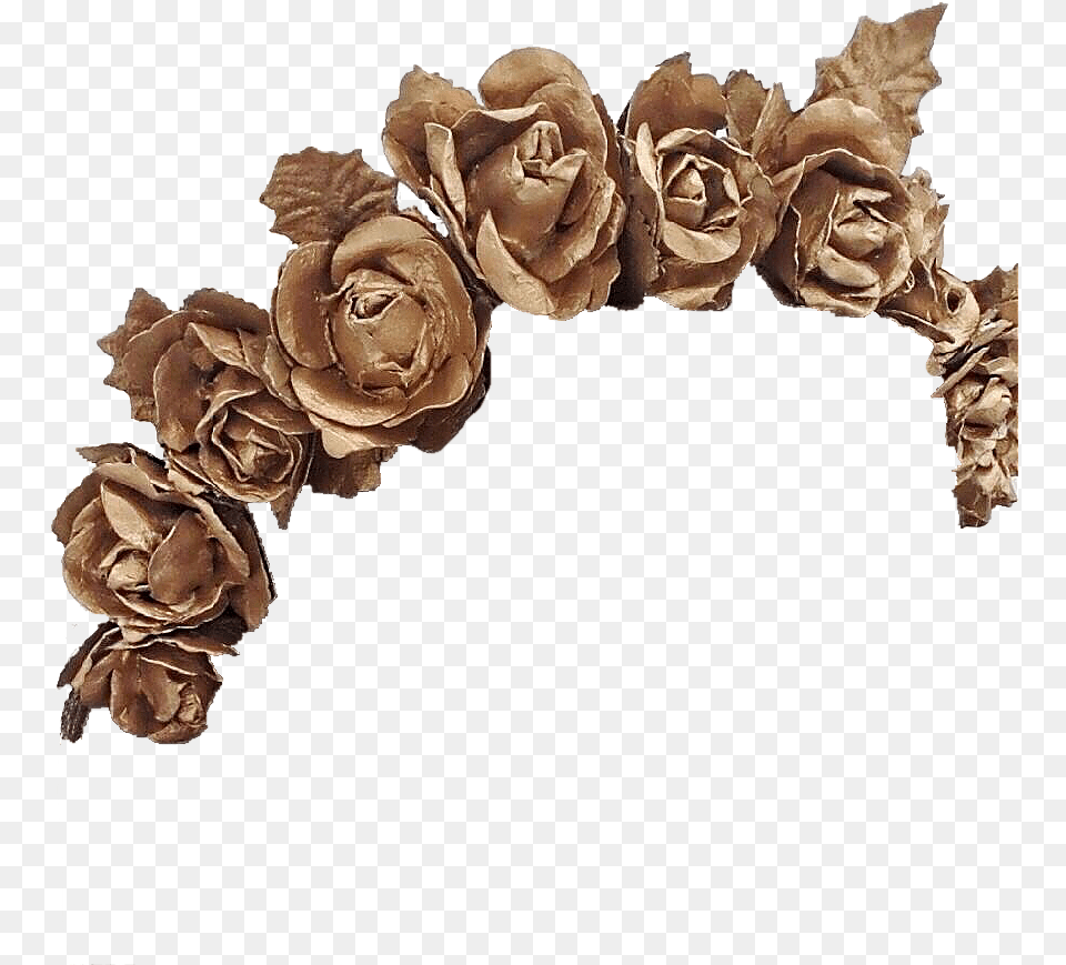 White Flower Crown Transparent Choice Brown Flower Crown, Plant, Rose, Arch, Architecture Free Png Download