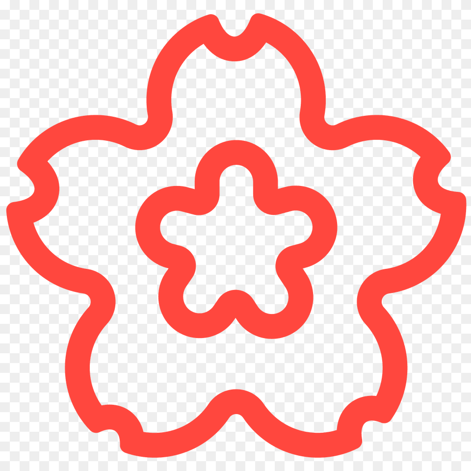 White Flower Emoji Clipart, Sticker, Symbol Png