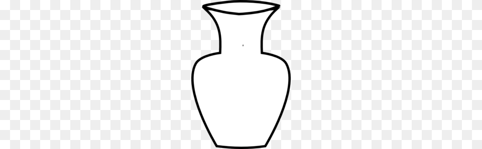 White Flower Vase Clip Art, Jar, Pottery, Urn Free Png Download
