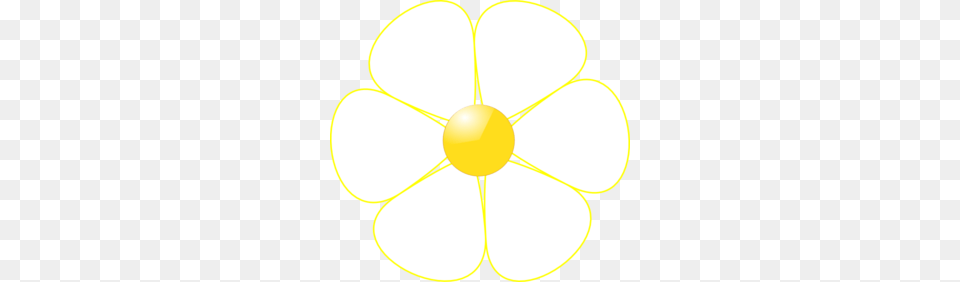 White Flower Yellow Middle Clip Art, Daisy, Plant, Chandelier, Lamp Free Transparent Png