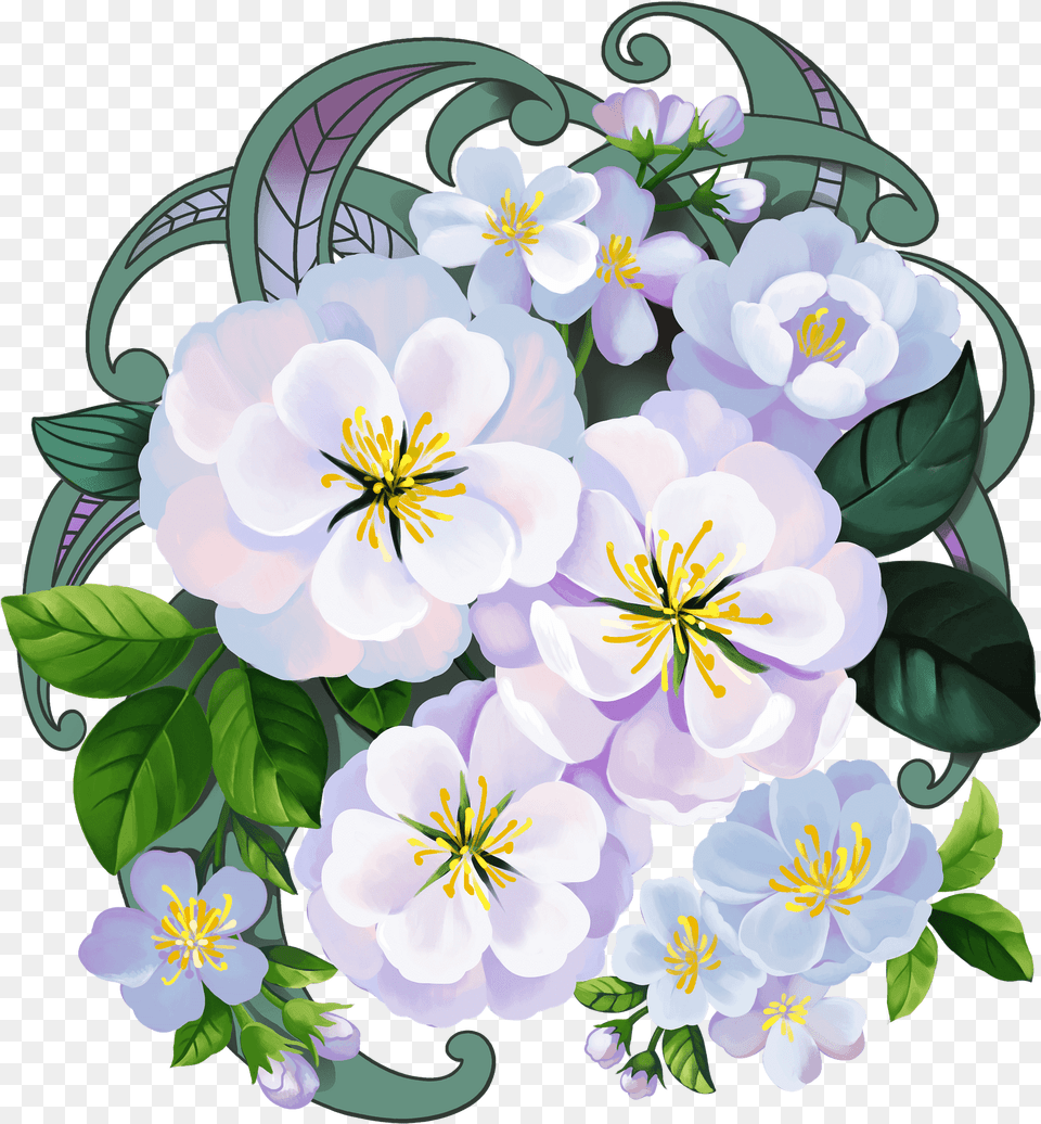 White Flowers Clipart Download Viola, Art, Floral Design, Flower, Graphics Free Transparent Png