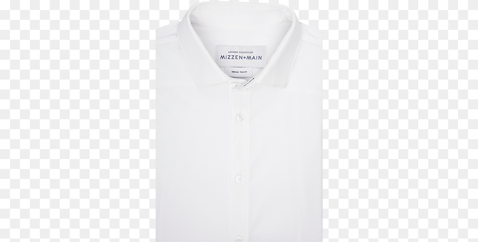 White Folded Shirt, Clothing, Dress Shirt Free Png Download