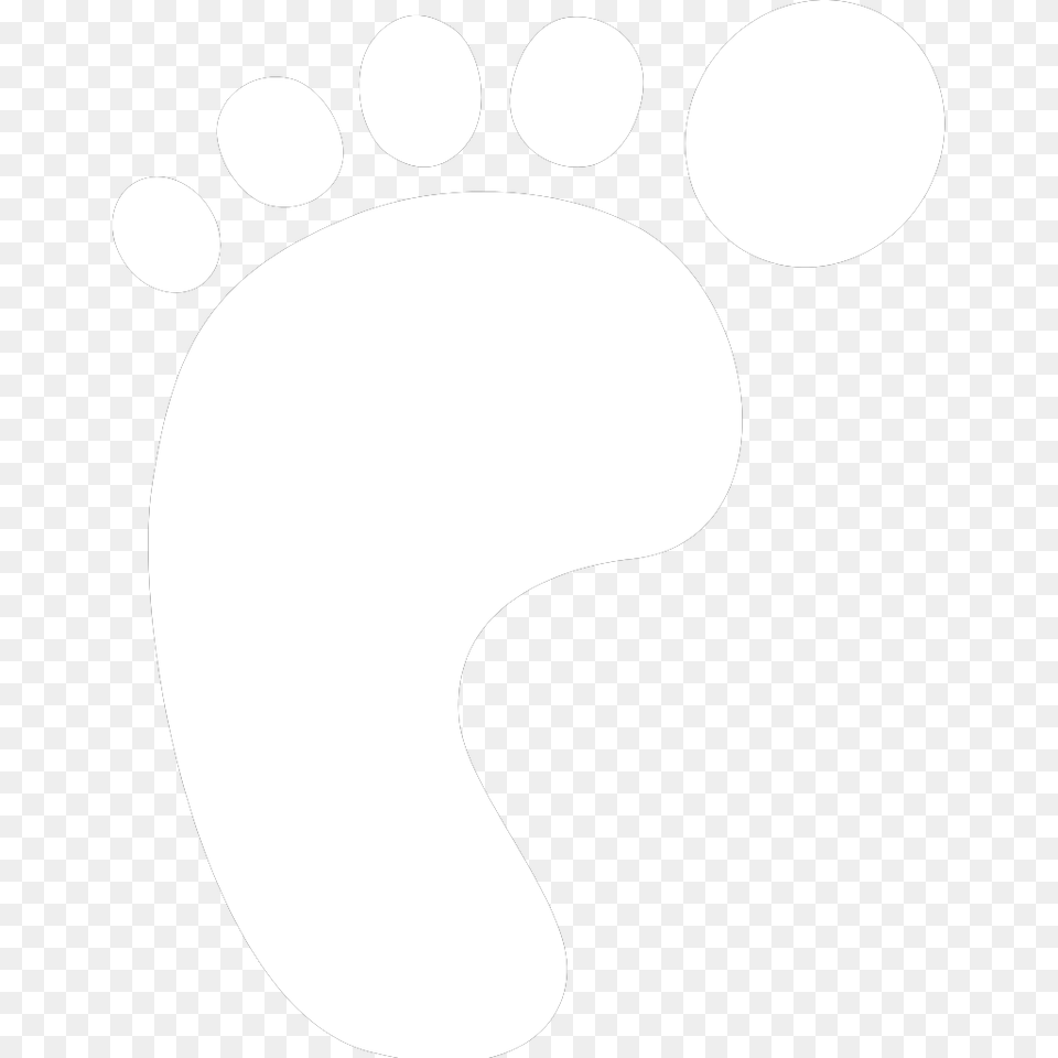 White Footsteps White Footprint Clipart, Astronomy, Moon, Nature, Night Png Image