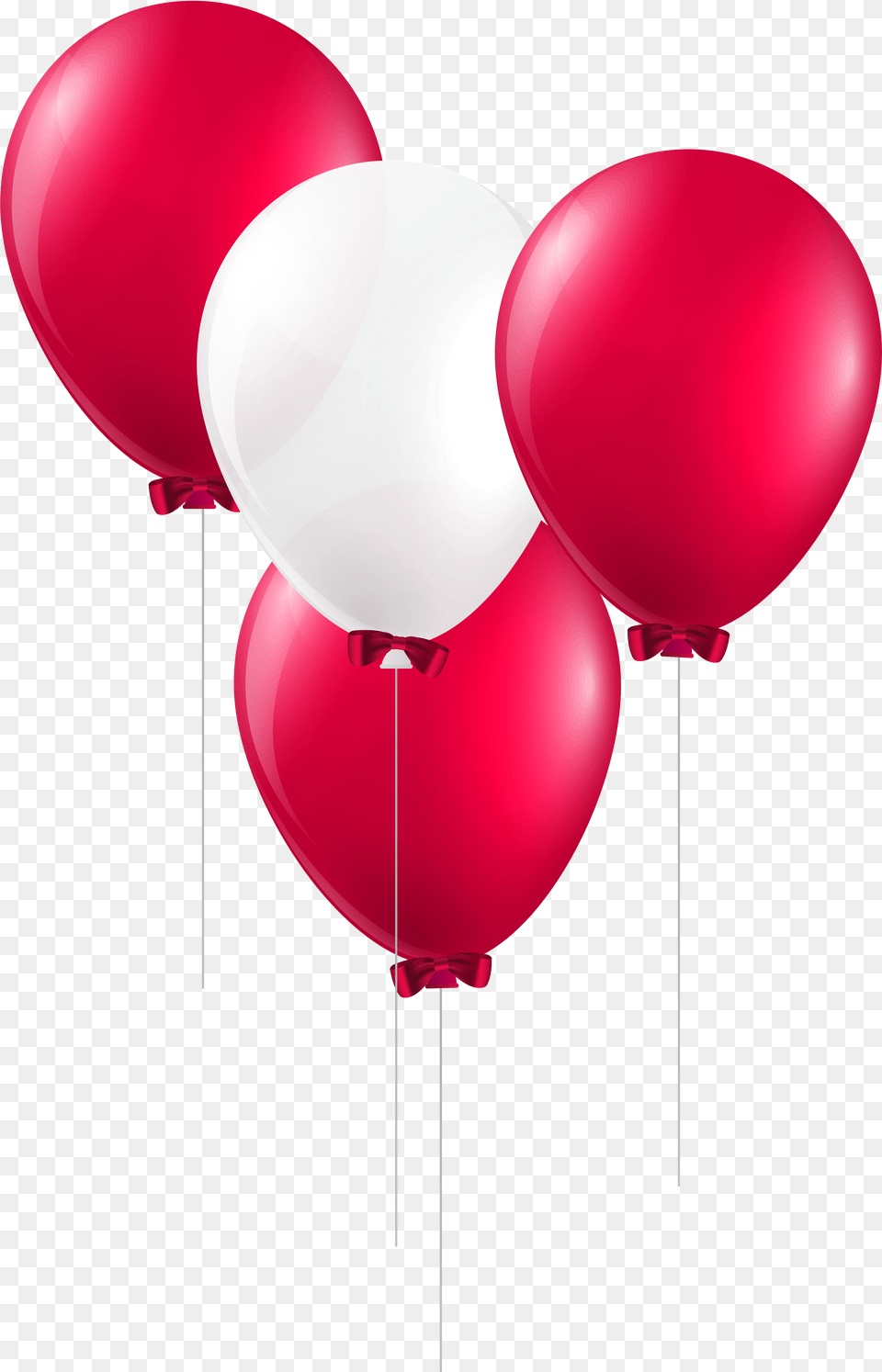 White For Transparent Red Balloons, Balloon Free Png Download