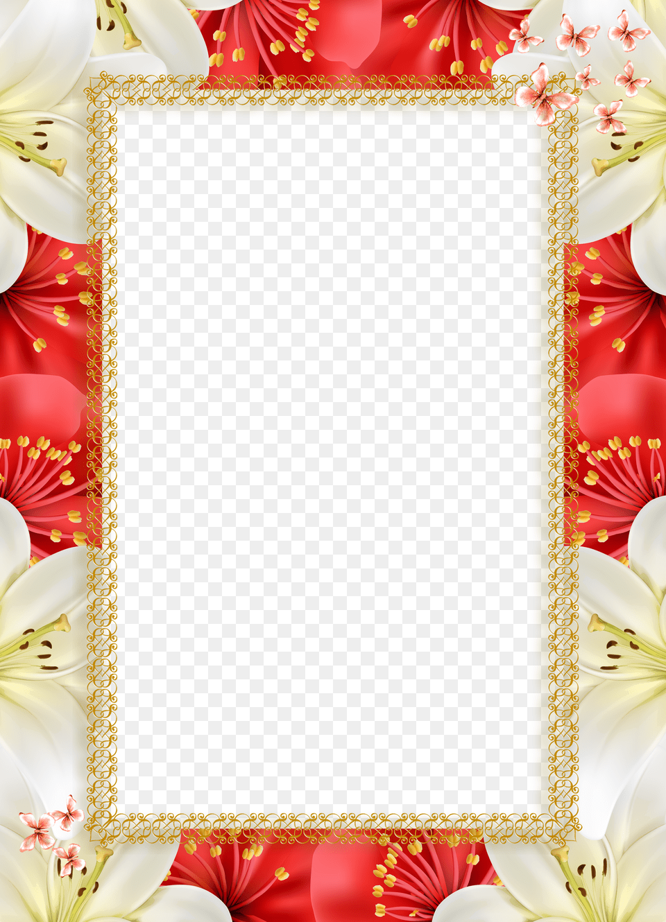 White Frame Free Transparent Png