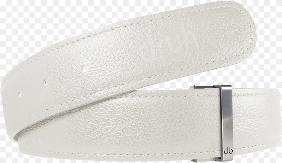 White Full Grain Texture Leather Belt Belt, Accessories, Buckle, Strap Png