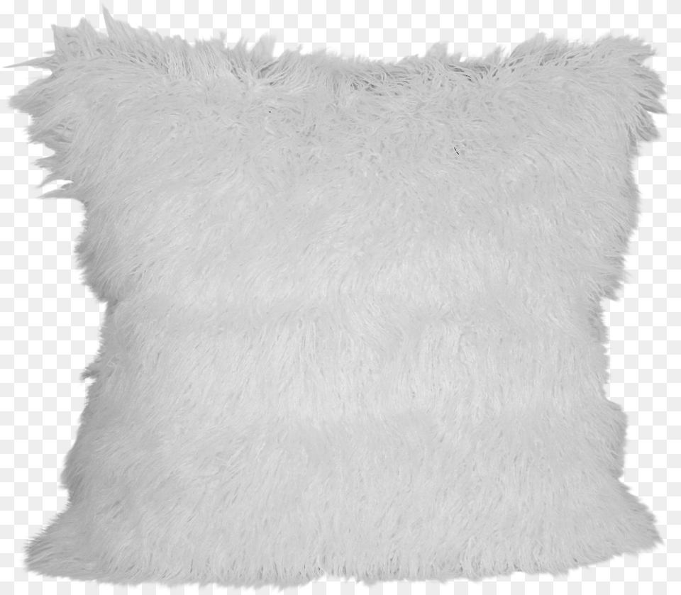 White Fur Rug Pillow White Fluffy, Cushion, Home Decor, Animal, Bear Free Transparent Png