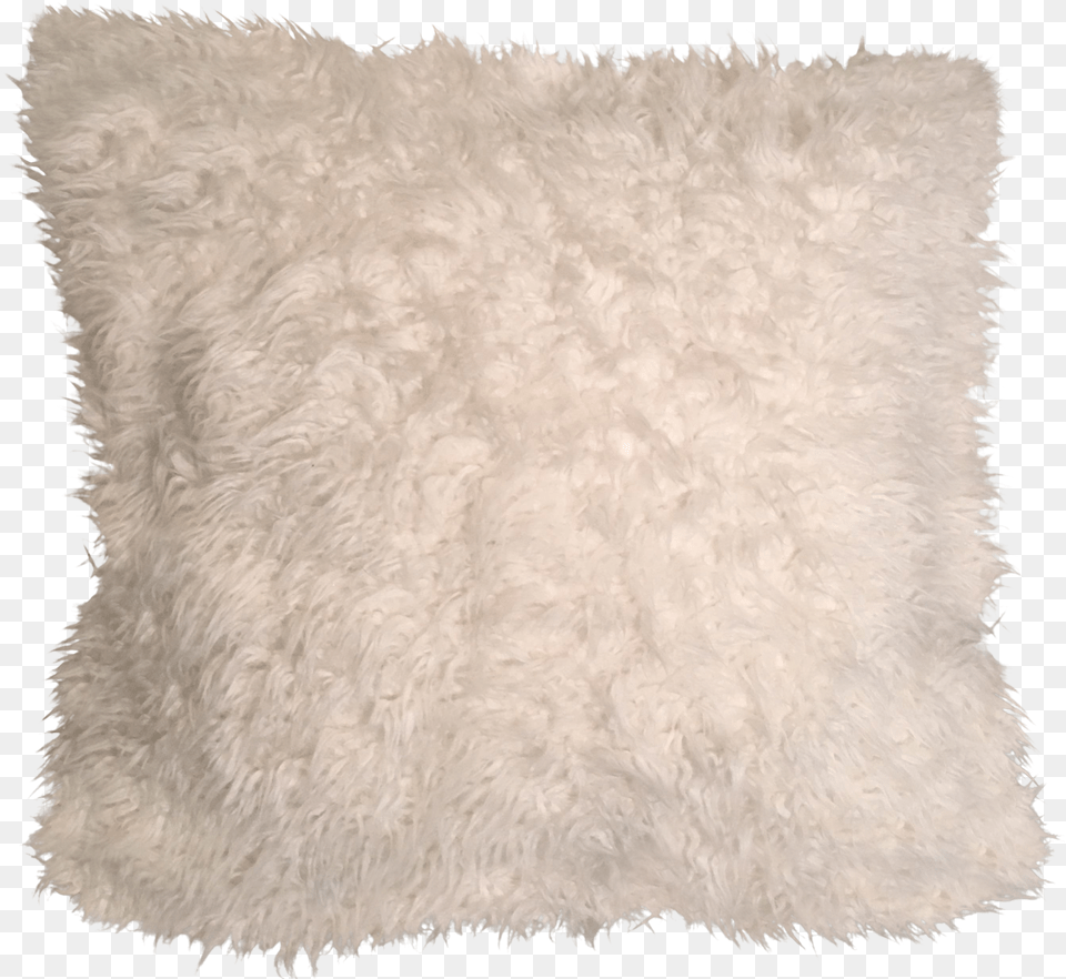 White Fur Rug Transparent Clipart Pillow Background Png Image