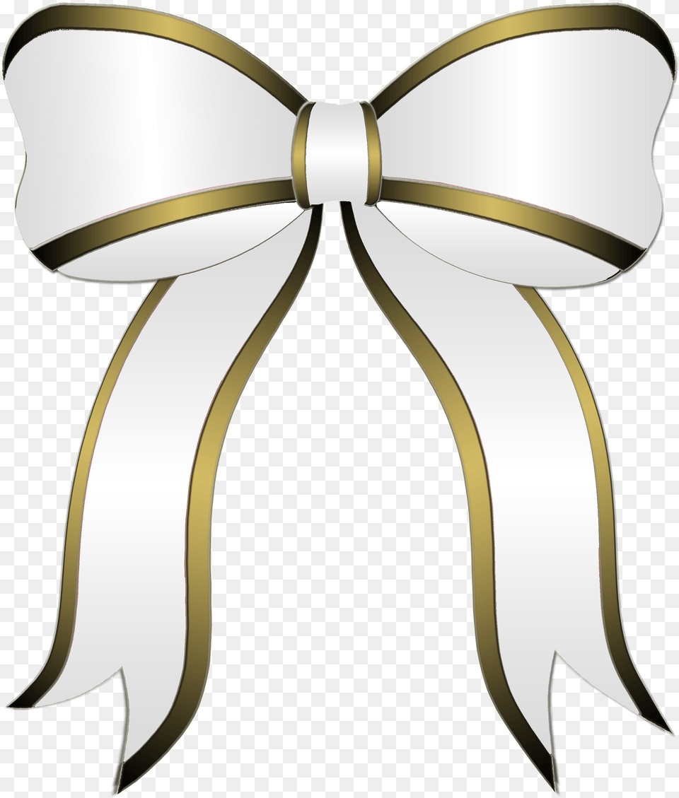 White Gift Bow Clipart, Accessories, Formal Wear, Tie, Weapon Png Image
