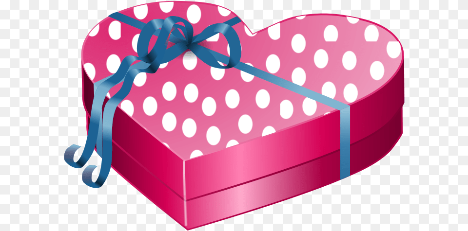 White Gift Box With Pink Bow Clipart Valentines Candy Clip Art, Pattern Free Transparent Png