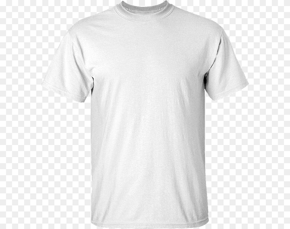 White Gildan T Shirts Front And Back, Clothing, T-shirt, Sleeve Free Png Download