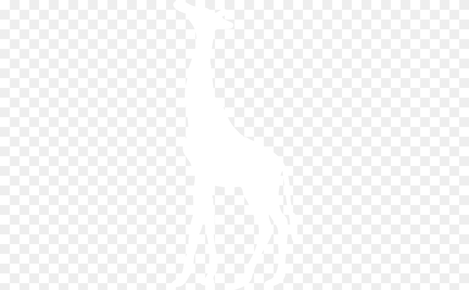 White Giraffe Silhouette Clip Art, Cutlery Png Image