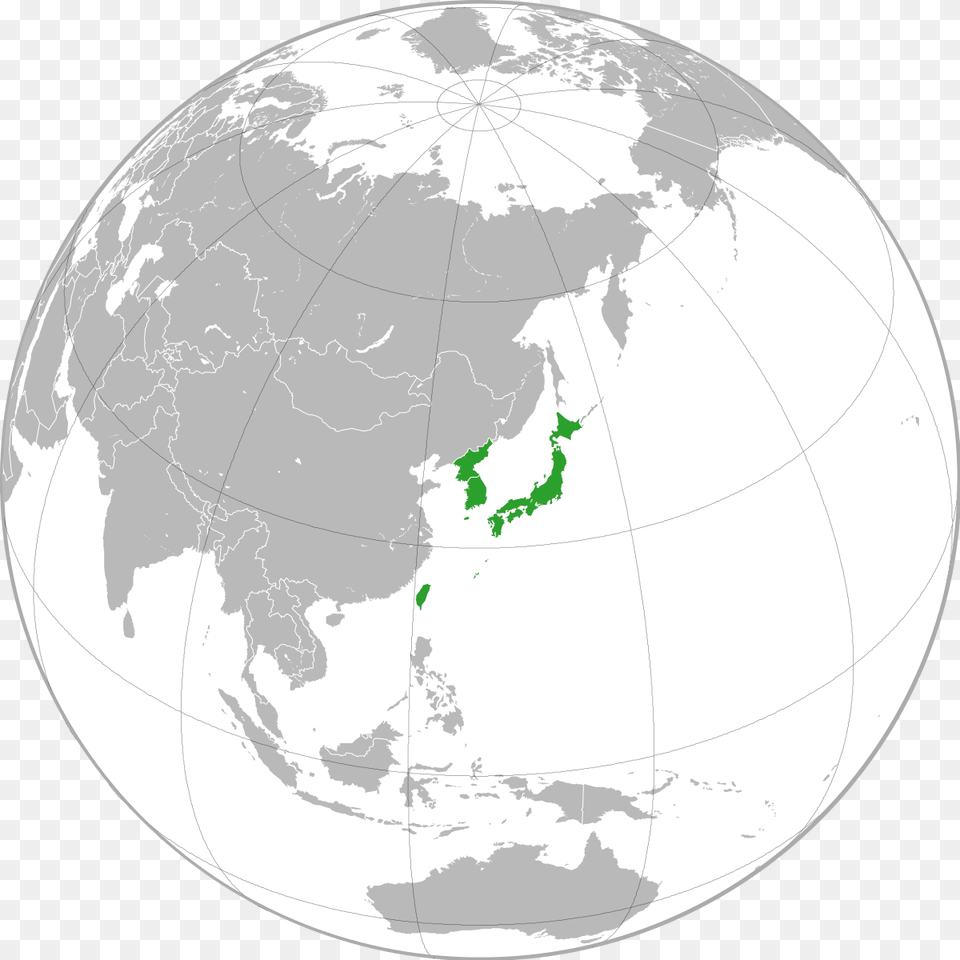 White Globe Japan World Map, Astronomy, Outer Space, Planet Free Transparent Png