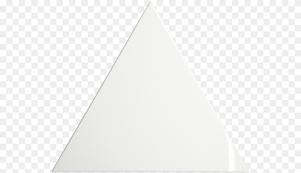 White Glossy Triangle White Logo Free Png