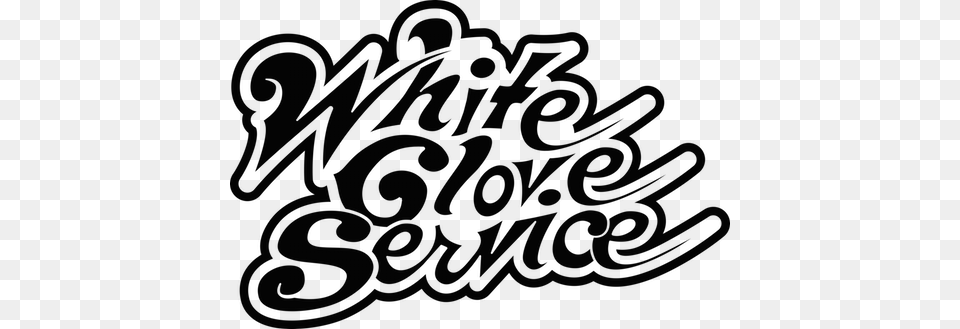 White Glove Service White Glove Service Band, Handwriting, Text, Calligraphy Png Image