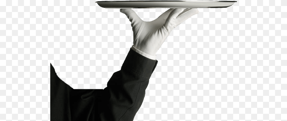 White Glove Serving Tray White Glove Service Transparent, Clothing, Adult, Female, Person Free Png