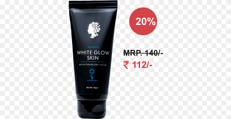 White Glow Skin Cosmetics, Aftershave, Bottle Png Image