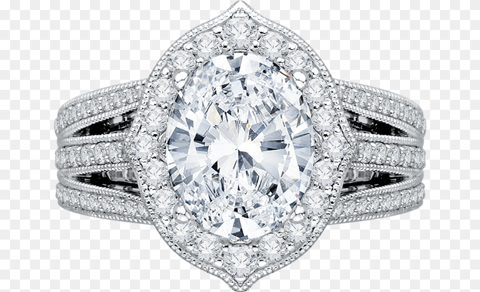 White Gold 1 15 Ct Diamond Carizza Boutique Semi Engagement Ring, Accessories, Gemstone, Jewelry Free Png