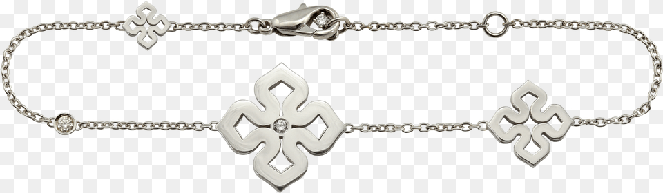 White Gold Bracelet With Diamond Detail Body Jewelry, Accessories, Necklace Free Png