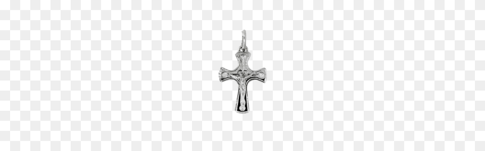 White Gold Crucifix, Cross, Symbol Png