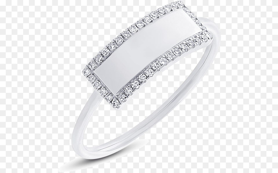 White Gold Diamond Bar Ring, Accessories, Jewelry, Gemstone, Silver Png