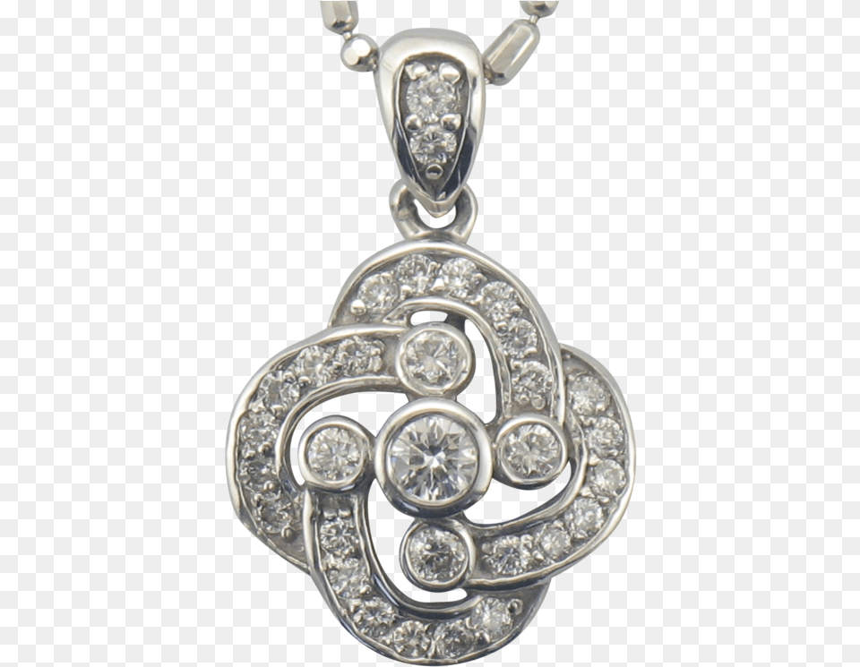 White Gold Diamond Celtic Knot Pendant, Accessories, Gemstone, Jewelry, Locket Free Transparent Png