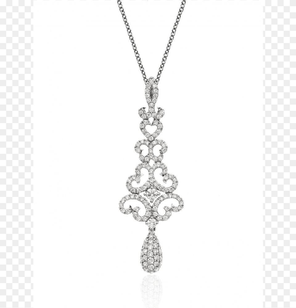 White Gold Diamond Chandelier Pendant 16quot Gold, Accessories, Gemstone, Jewelry, Necklace Free Png Download