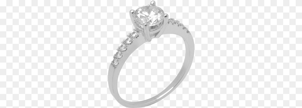 White Gold Diamond Ring D2140class Lazyload Engagement Ring, Accessories, Jewelry, Silver, Gemstone Free Png Download