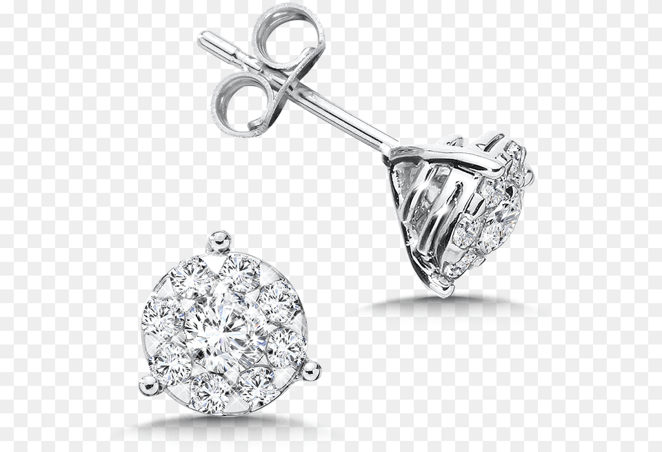 White Gold Earring, Accessories, Jewelry, Gemstone, Diamond Free Transparent Png