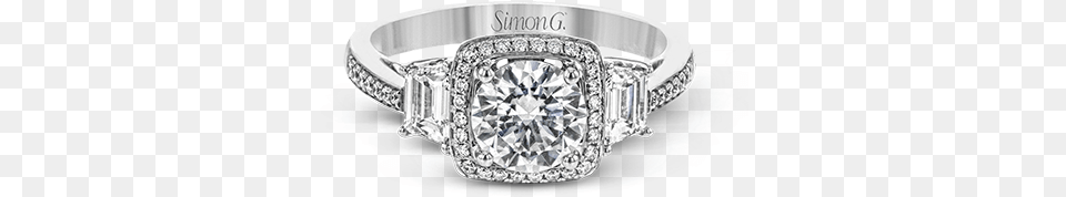 White Gold Engagement Ring, Accessories, Diamond, Gemstone, Jewelry Free Png Download