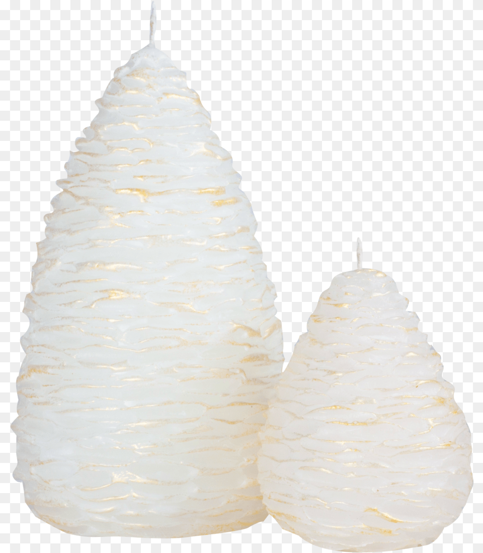 White Gold Highlights Pine Cone Candle, Nature, Outdoors, Snow, Snowman Png