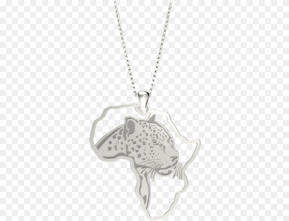 White Gold Leopard African Pendant Locket, Accessories, Jewelry, Necklace Png Image