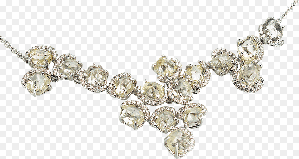 White Gold Luxury Diamond Necklace In The Rough Bracelet, Accessories, Gemstone, Jewelry, Earring Free Png Download
