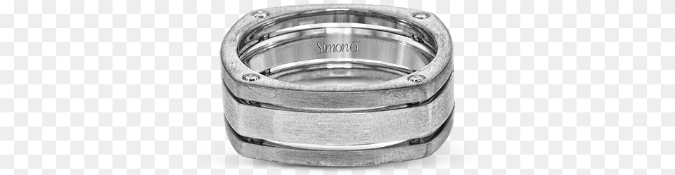 White Gold Men S Ring Titanium Ring, Silver, Accessories, Jewelry, Hot Tub Free Png