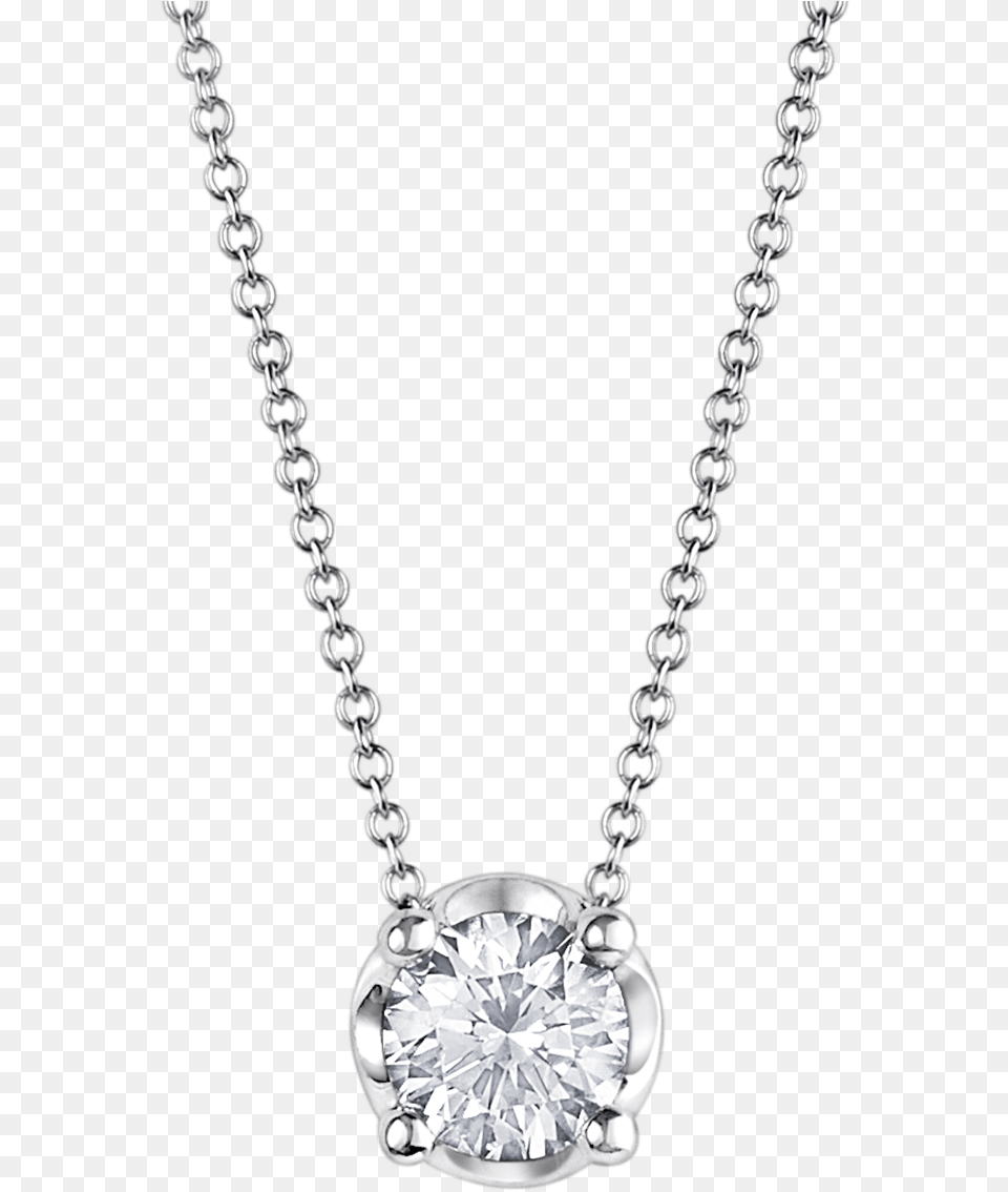 White Gold Pendant Round Cut Diamond, Accessories, Gemstone, Jewelry, Necklace Png Image