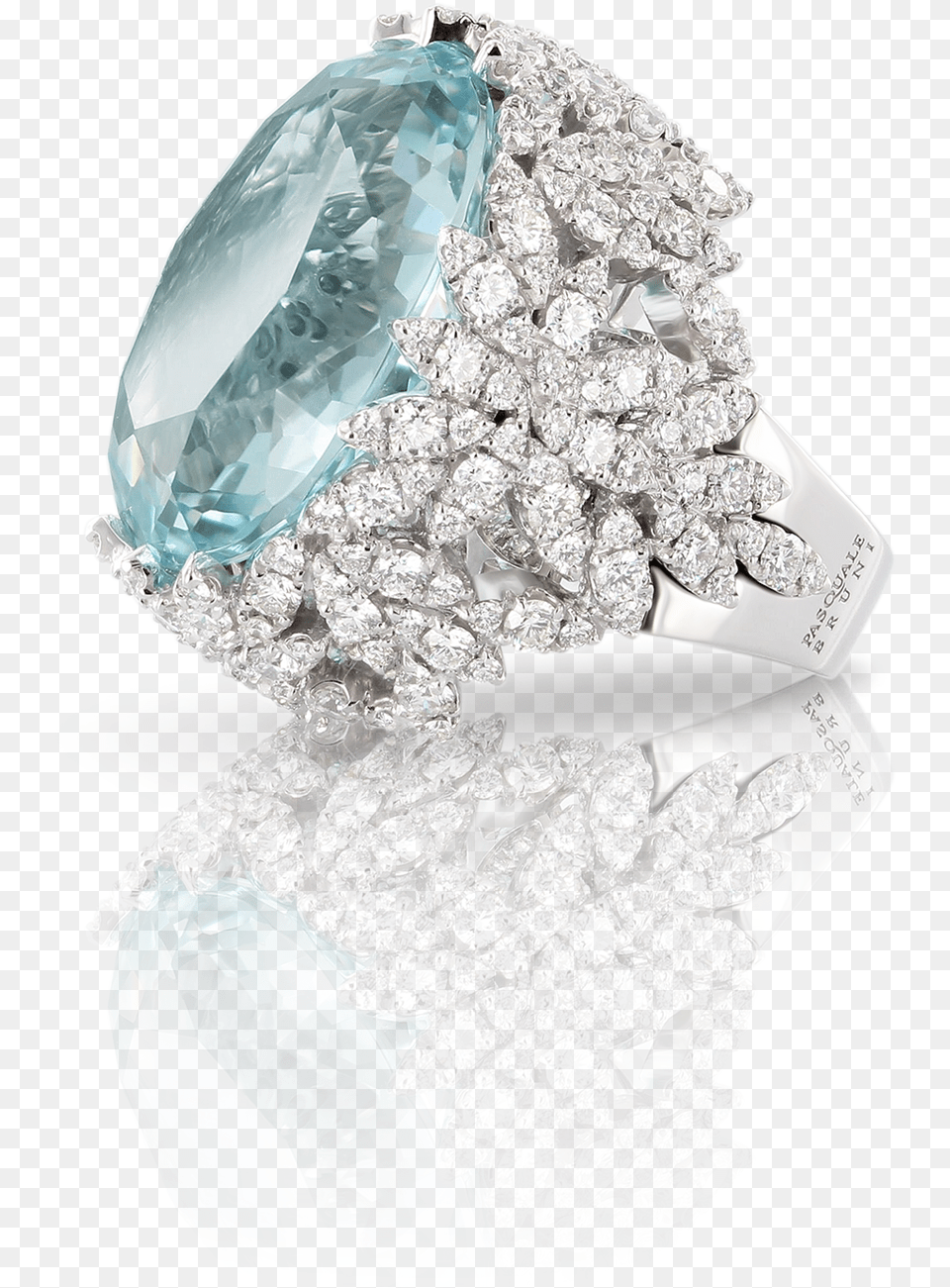 White Gold Ring With Aquamarine And Engagement Ring, Accessories, Diamond, Gemstone, Jewelry Free Transparent Png