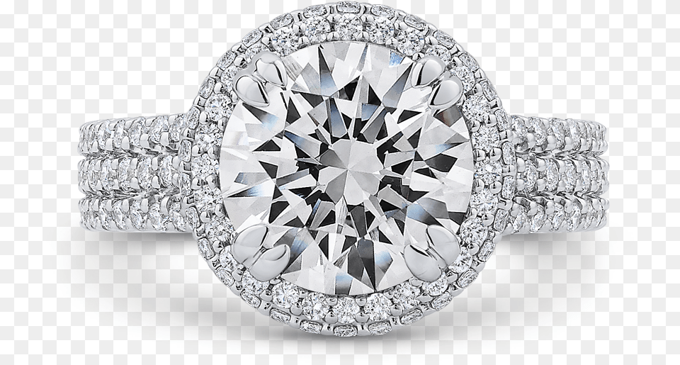 White Gold Round Cut Diamond Engagement Ring Vintage Engagement Rings, Accessories, Gemstone, Jewelry, Silver Free Png