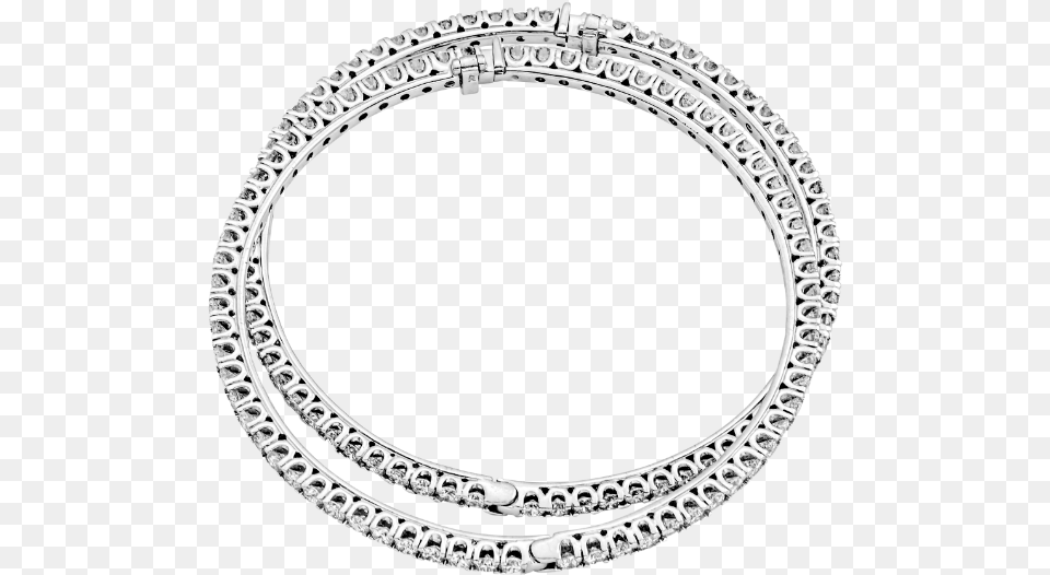 White Gold Tennis Diamond Bangles, Accessories, Bracelet, Jewelry, Gemstone Free Png Download