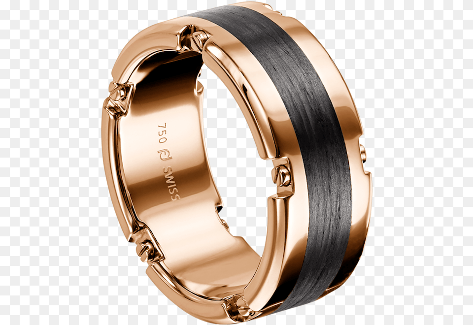 White Gold With Black Inlay Wedding Bands, Accessories, Jewelry, Ring, Bracelet Free Transparent Png