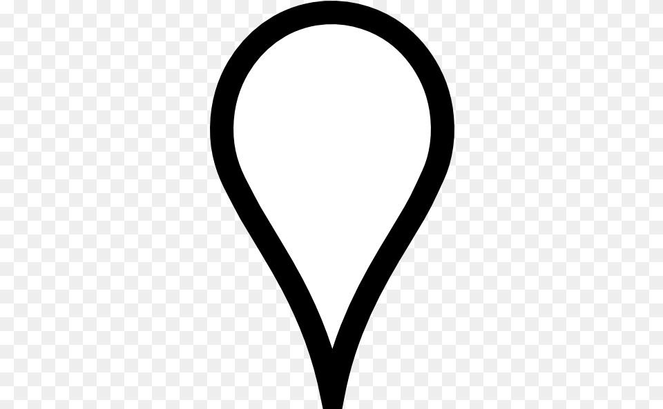 White Google Map Pin Clip Art Vector Clip Art Map Pin Outline, Balloon Free Png