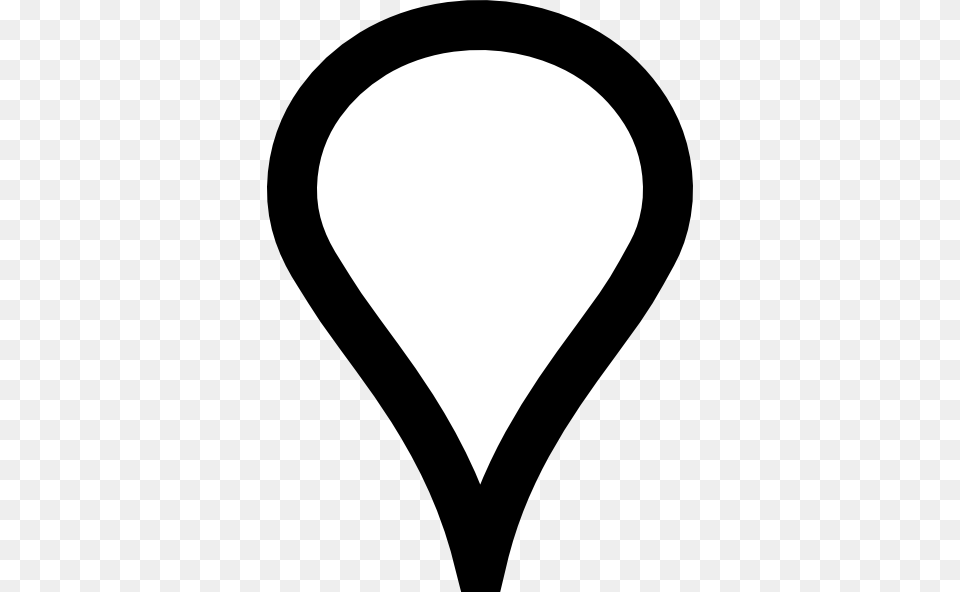 White Google Map Pin Clip Arts For Web, Stencil Png