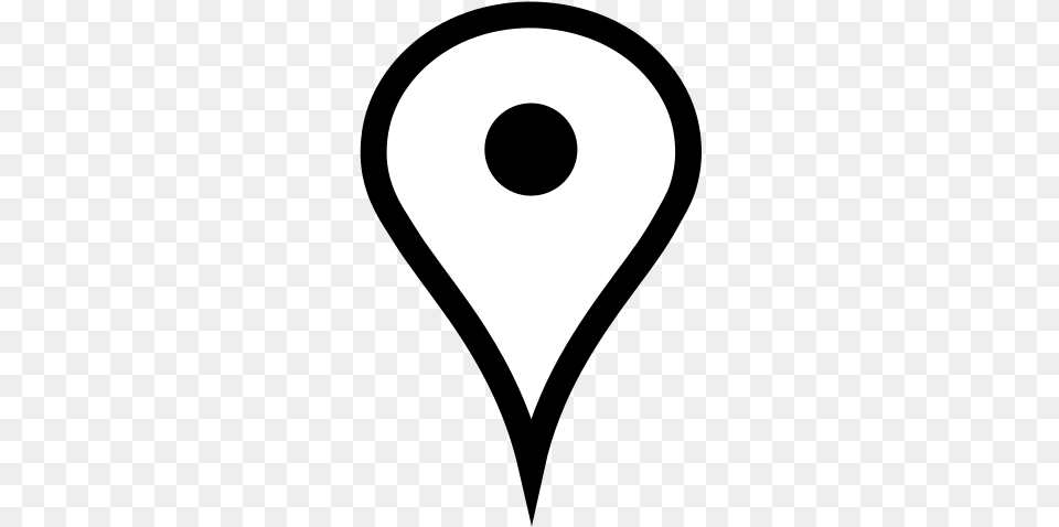 White Google Map Pin Svg Vector Clip Dot, Astronomy, Moon, Nature, Night Free Png
