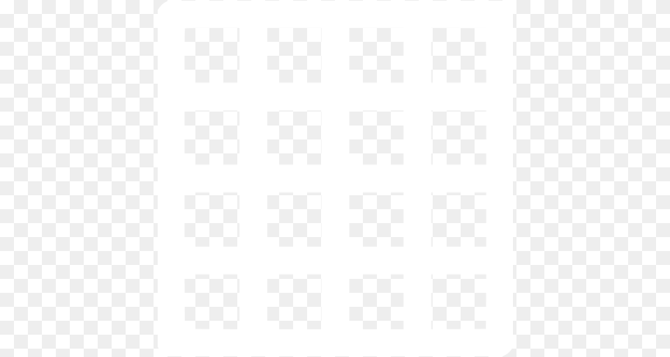 White Grid Icon Free Transparent Png