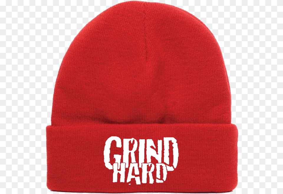 White Grind Hard Beanie, Cap, Clothing, Hat Free Png