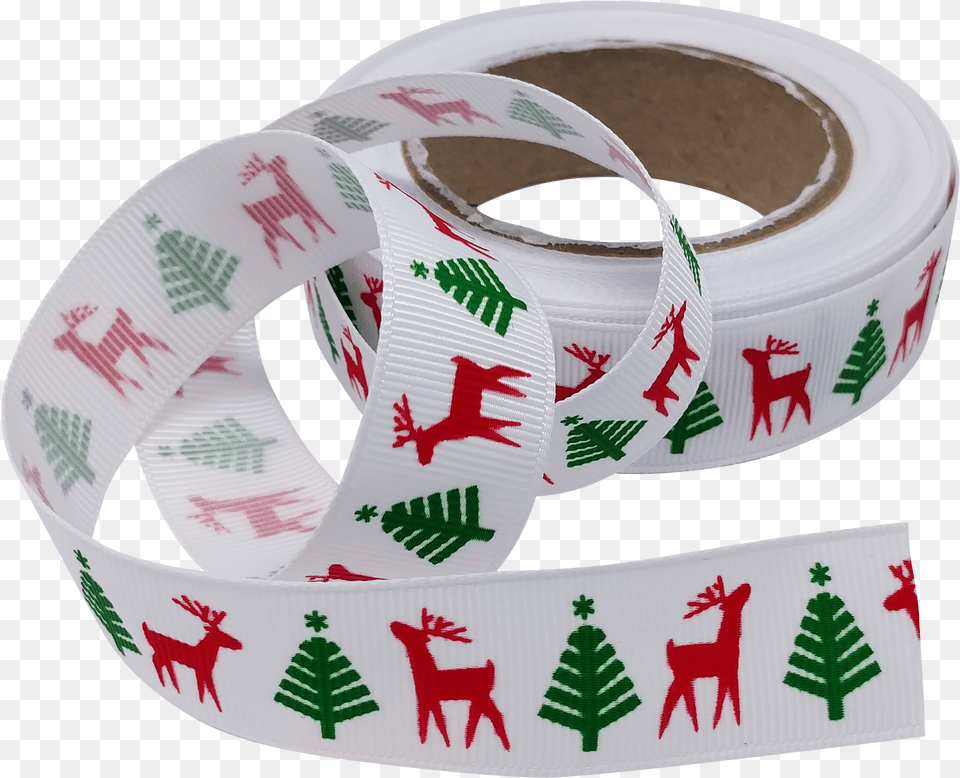 White Grosgrain Ribbon Christmas Tree Image Christmas Tree, Tape Free Png Download