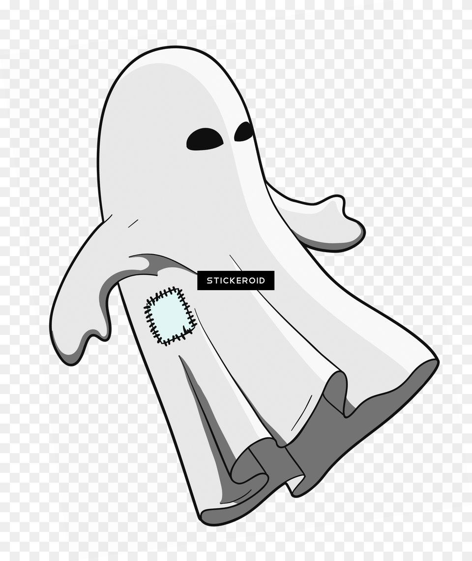 White Halloween Clipart Ghost, Clothing, Glove, Sticker, Animal Free Png